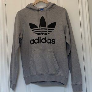 Grey adidas hoodie
